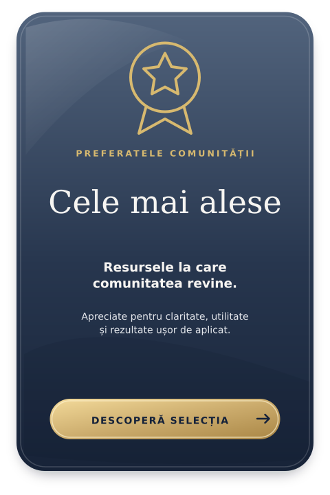 Cele mai alese produse digitale de comunitatea Smarty & Que