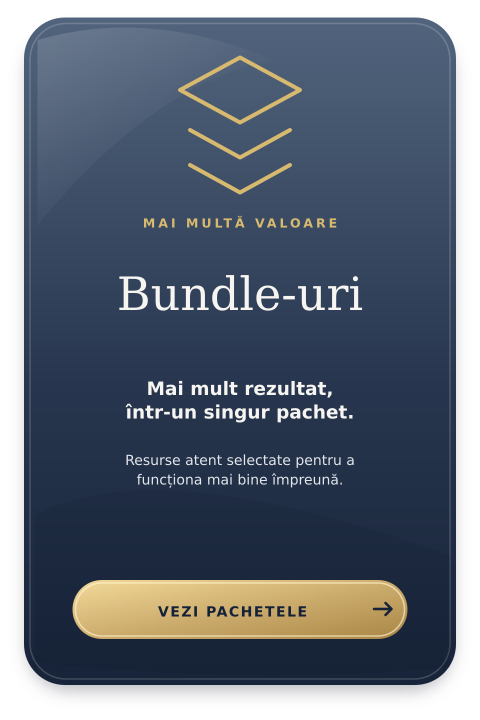 Bundle-uri de resurse digitale pentru rezultate mai bune